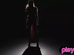 wanna see this busty redhead milf strip her huge tits?