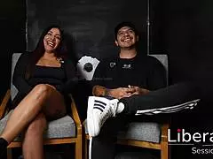 Wife of the Cuckold Husband Sucks Cock Right in Front of Him