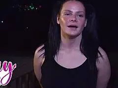 daisy garcia the cheerleader takes coach's facial after deep anal pounding.