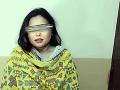 Boss's Wife Brought Home for Hard Pounding with Hindi Audio