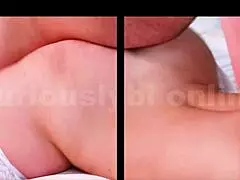 Femdom bodybuilder makes you go bi with her muscular control and swinging cock tease!