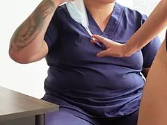 check out this sexy latina bodybuilder milf dominating curvy amateurs at party