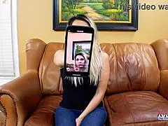 Inked petite brunette sabrina deepthroats rimjobs interracial pounding and facial cumshot!