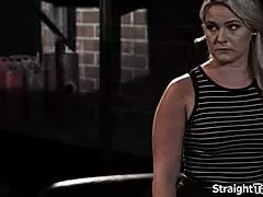 You're trapped in mommy's bondage dungeon for deepthroat fun!