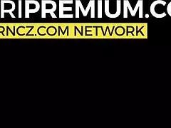 Hot blonde milf shakes with nerves before wild ride!