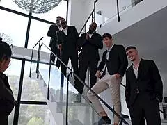 god these friends gangbang realtor yasmina khan's huge tits interracial anal double deep