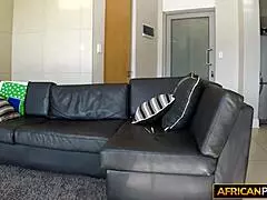 big phat ebony milf's ass cheeks clap on bwc in deep pov doggystyle pounding