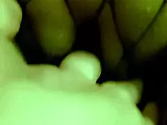 wanna see this latina milf finger her wet shaved pussy till she squirts in fishnets?