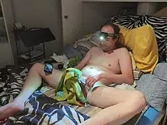 ever tried masturbating first time with my stationary drone hovering close on this monster canadian cock in bedroom?