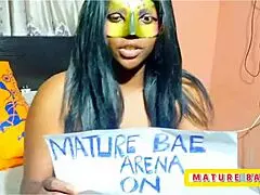 Amateur bbw mature babe arena gets horny and dives into hardcore homemade fun