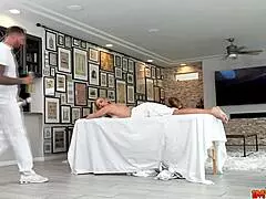 jasmine daze takes quinton james expert massage deep down her throat