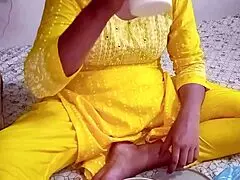 Indian girlfriend's tight ass takes first anal pounding from rough husband