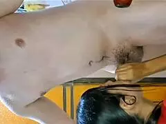 Mi Veci gives huge titty Latina a massive mamada blowjob