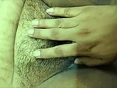 check out my indian housewife's huge hairy wet pussy getting fingered to clit throbbing orgasm!