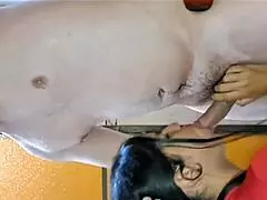 Mi Veci gives huge titty Latina a massive mamada blowjob