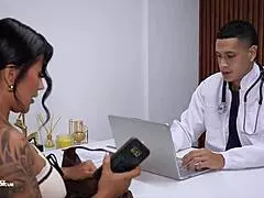 Patient Mariana Matrix Begs Doctor Max Betancur to Lube Her Big Ass with Cock