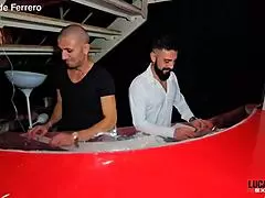 hey we snag two club hotties for anal dp swallow fest at swingers night 🔥🍑