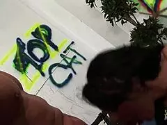 spot that brunette milf's big tits at the gym and swap for my huge cock