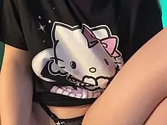 Ever wonder how far that plug stretches before she squirts?