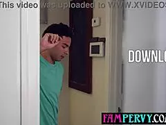 damn i'm stuck again stepmom but this big dick stepson gonna rescue n rail me good