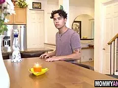 young debt collector rams fat ass blonde milf's shaved asshole deep and hard