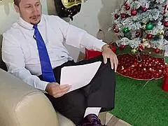 hot stepmom fucked raw no condom new years creampie blast