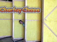 Pretty 19-Year-Old Brunette Charley Chase's Big Boobs Bounce As She Rides Cock To Facial Cumshot