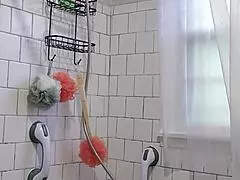 Caught Stepmom Jacking Off Shower Big Ass Tits