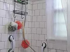 Caught Stepmom Jacking Off Shower Big Ass Tits