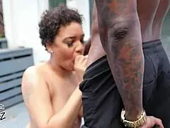 preview bubble booty latina krystal stretches then takes bbc drilling