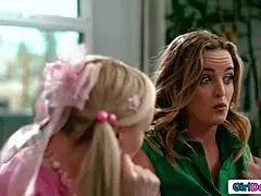 hey, that teen stepdaughter totally digs the spanking her stepmom dishes out right?