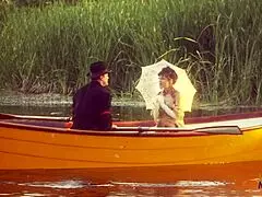 Imagine this beautiful horny brunette fucked senseless on boat till hot cum drips on pantyhose feet.