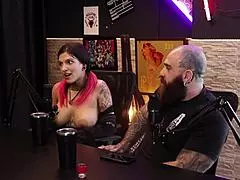 check out qween and iron biker's hottest moments in sensual cast part 4 on sheer red