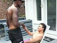 preview bubble booty latina krystal stretches then takes bbc drilling