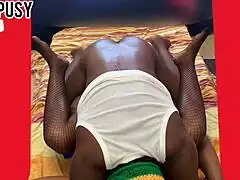 african couple's homemade missionary pounding wet pussy