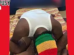 african couple's homemade missionary pounding wet pussy