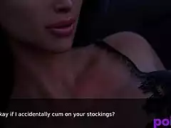 Stepmom's Feet Wrap Around Teen Cock In Loving Footjob Embrace