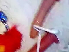 The blonde newbie shows off her juicy Brazilian ass in steamy action