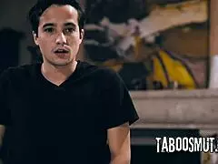 krissy lynn moans as husband watches her ride cock bent over in cheating doggystyle