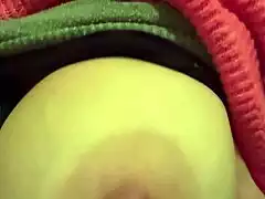 Italian milf artemisia love bounces massive natural tits in steamy solo play