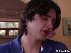 Big Tits Stepmom Fucks Boyfriend As Stepdaughter Watches Spanking