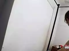 Inked busty milf Shelly deepthroats toy while teasing wet with ball licks!