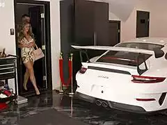 busty blonde cory chase bends for realtor's anal pounding in kitchen