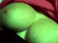 Italian milf artemisia's big natural tits bounce wildly in hot solo nipple play session