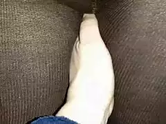 mmm damn, stepmom's plump cameltoe pussy looks so tasty and fuckable