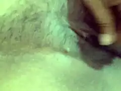 Juicy latina milf squirts in job interview fingering her creamy pussy while moaning dirty tales