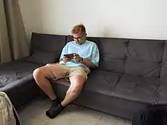 step mom skips step son's school day for taboo handjob and deep creampie