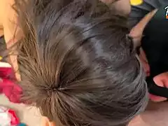 uhh bisexual hubby shares horny wife riding friend cock threesome mmf cumshot homemade pov