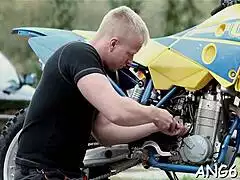 naughty teen slurps wet cock then rides monster deep