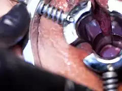 watch lady soniac wild milf explode in orgasm from medieval speculum fisting!!